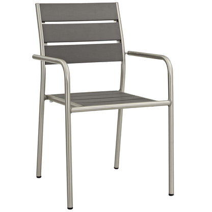 kitchen and dining room sets | CasaFoyer Shore Outdoor Patio Dining Furniture Set | Sturdy Aluminum Frame | Minimalist Design | 7 Piece Set | casafoyer.myshopify.com