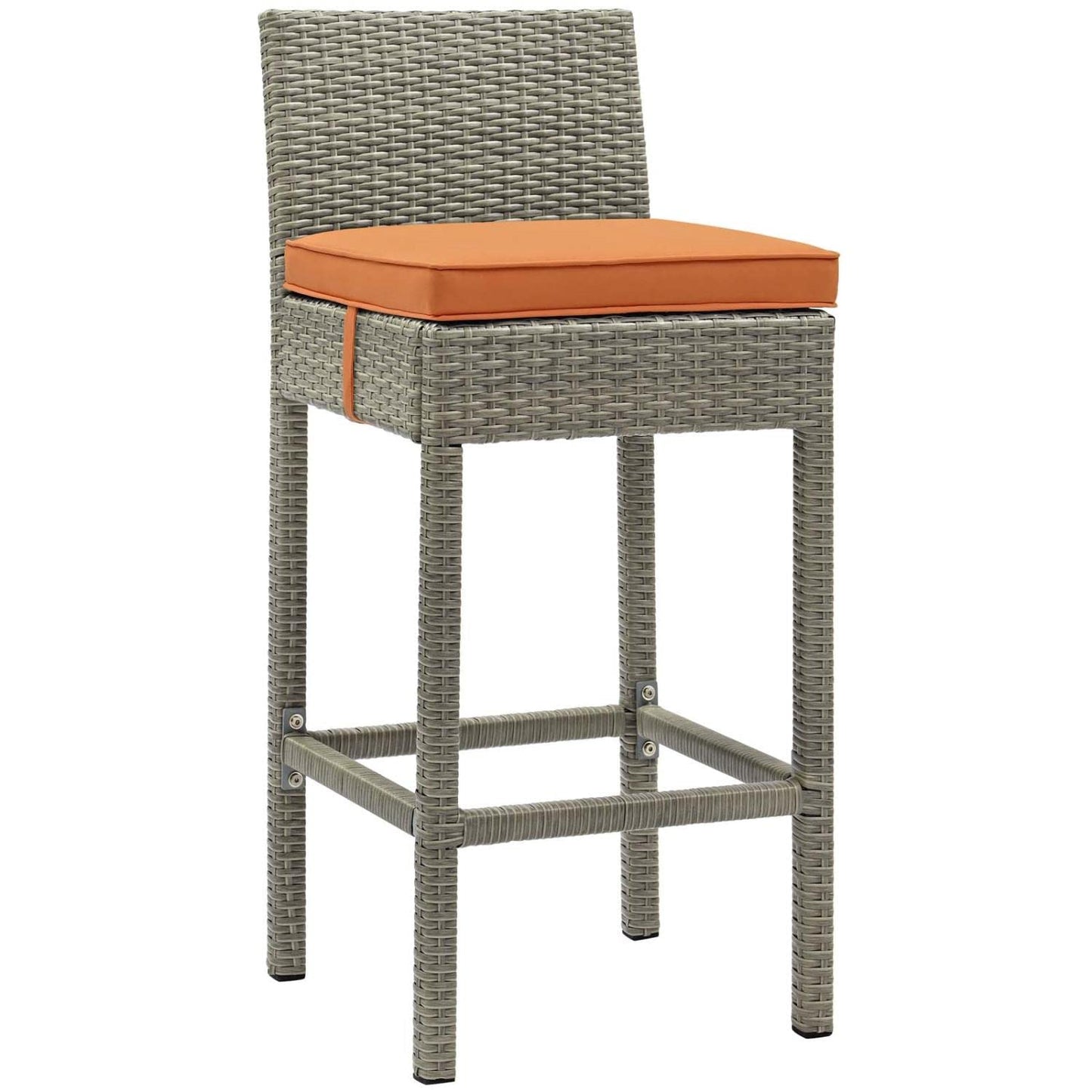 home office desk chairs | CasaFoyer Conduit Outdoor Patio Bar Stool | Stylish & Durable Wicker Rattan Design | Weather Resistant | Comfortable Cushion | Perfect for Outdoor Spaces | casafoyer.myshopify.com