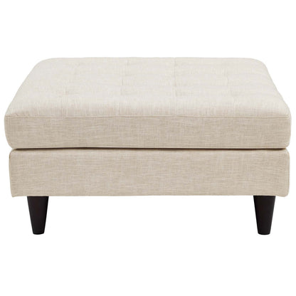 ottomans | CasaFoyer Empress Holistic Furniture Design | Tufted Ottoman with Luxurious Cushions & Elegant Armrests | Black Stained Legs | Scratch-Resistant Glides | Opulent Fabric Upholstery | casafoyer.myshopify.com