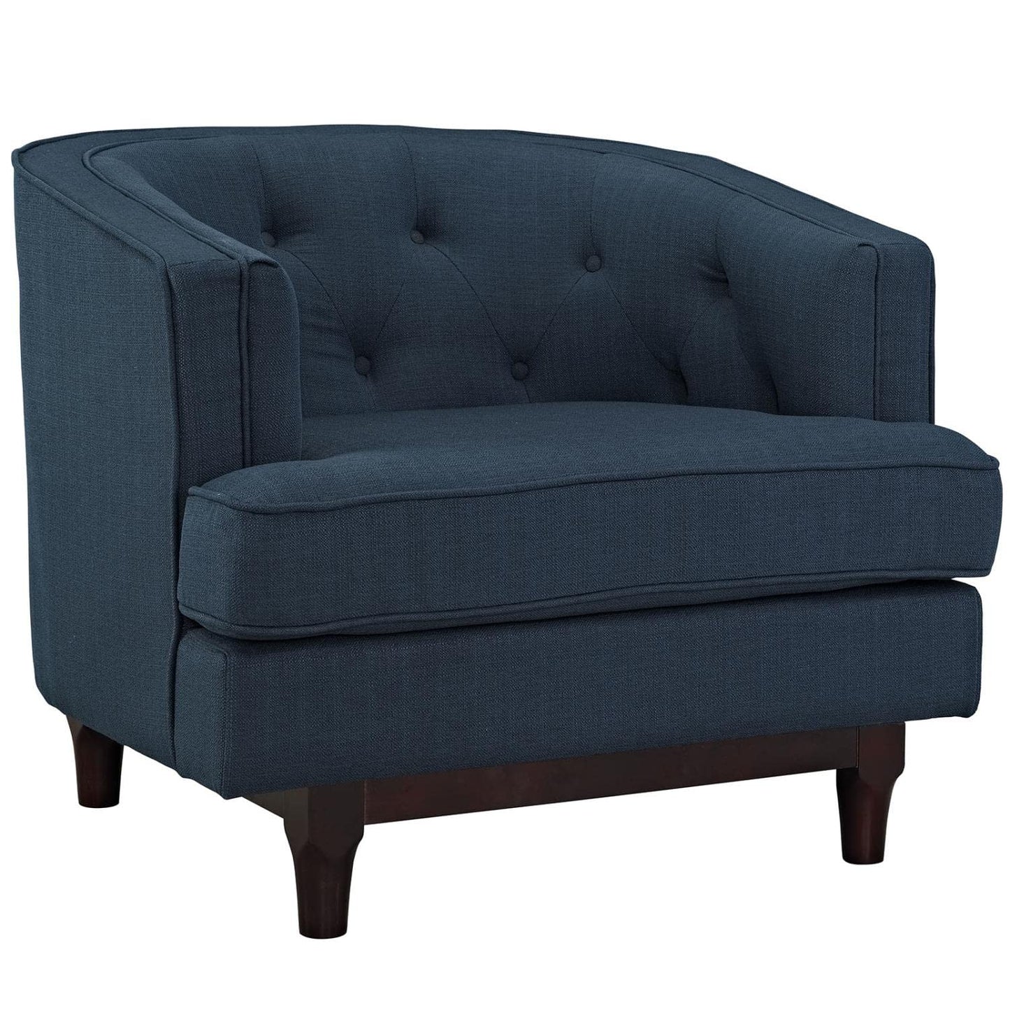kitchen and dining room sets | CasaFoyer Coast Living Room Set | Elegant Mid-Century Style | Deep Button Tufting | Walnut Stained Wood Legs | Polyester Upholstery | Comfortable Foam Cushioning | Easy to Clean | Perfect for Modern & Eclectic Spaces | casafoyer.myshopify.com