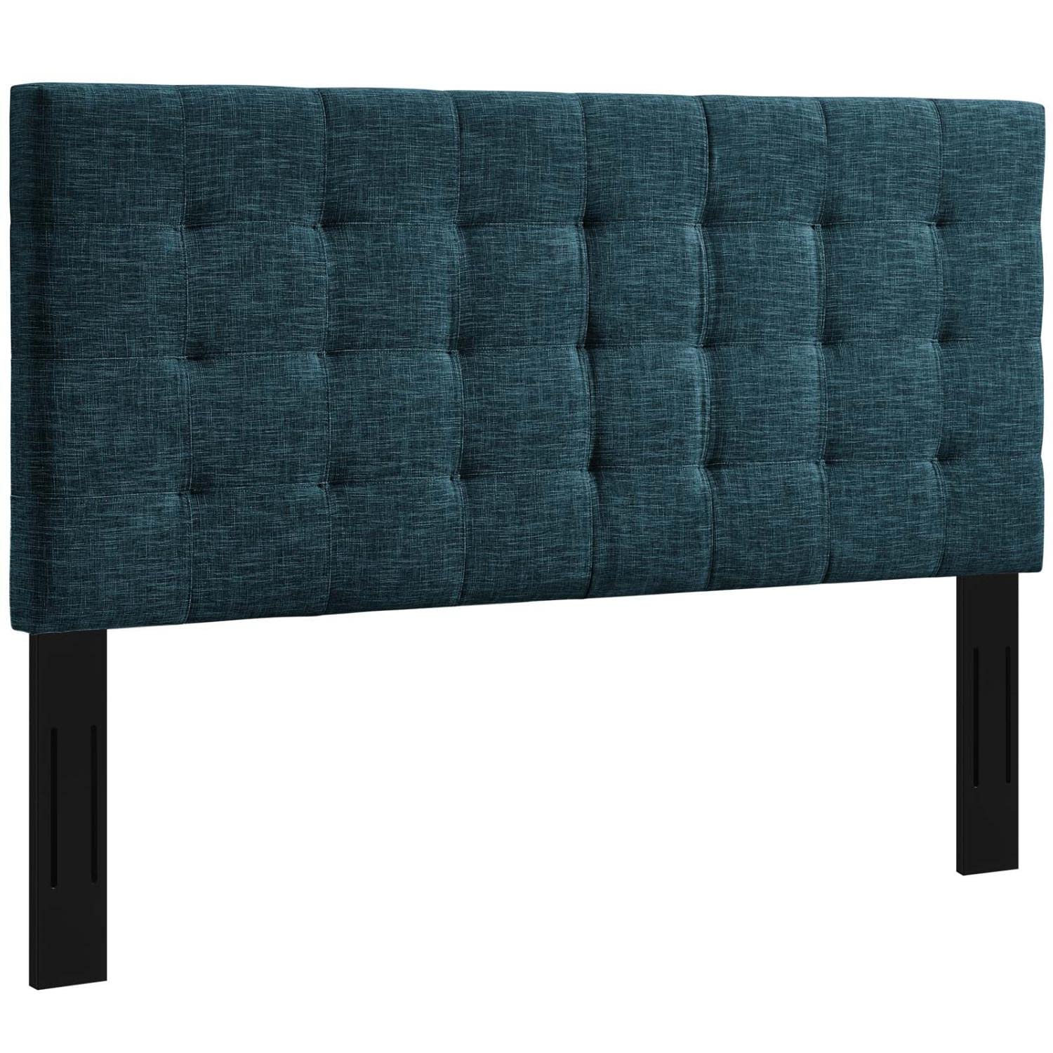 headboards | CasaFoyer Paisley Twin Headboard | Square-Patterned Design | Elegant Linen Fabric | Adjustable Height | Sturdy Wood Legs | Perfect for Kids, Dorms, and Guest Bedrooms | casafoyer.myshopify.com