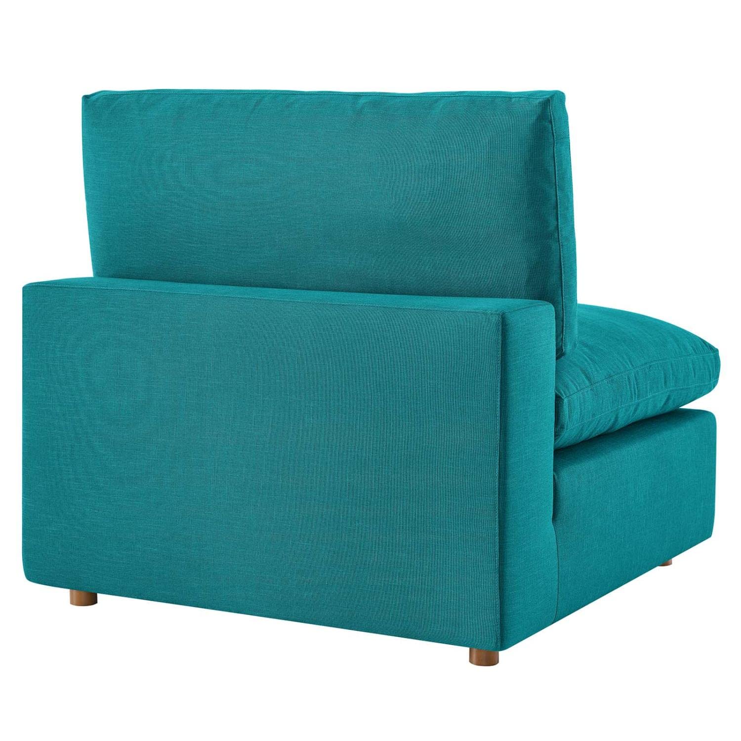sofas | CasaFoyer Commix Armless Chair | Plush Comfort | Sleek Design | Soft Polyester Fabric | Cotton & Down Cushions | Solid Wood Frame | Ideal for Modern Homes | casafoyer.myshopify.com