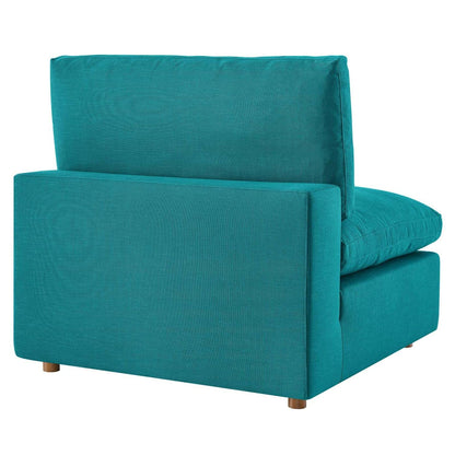 sofas | CasaFoyer Commix Armless Chair | Plush Comfort | Sleek Design | Soft Polyester Fabric | Cotton & Down Cushions | Solid Wood Frame | Ideal for Modern Homes | casafoyer.myshopify.com
