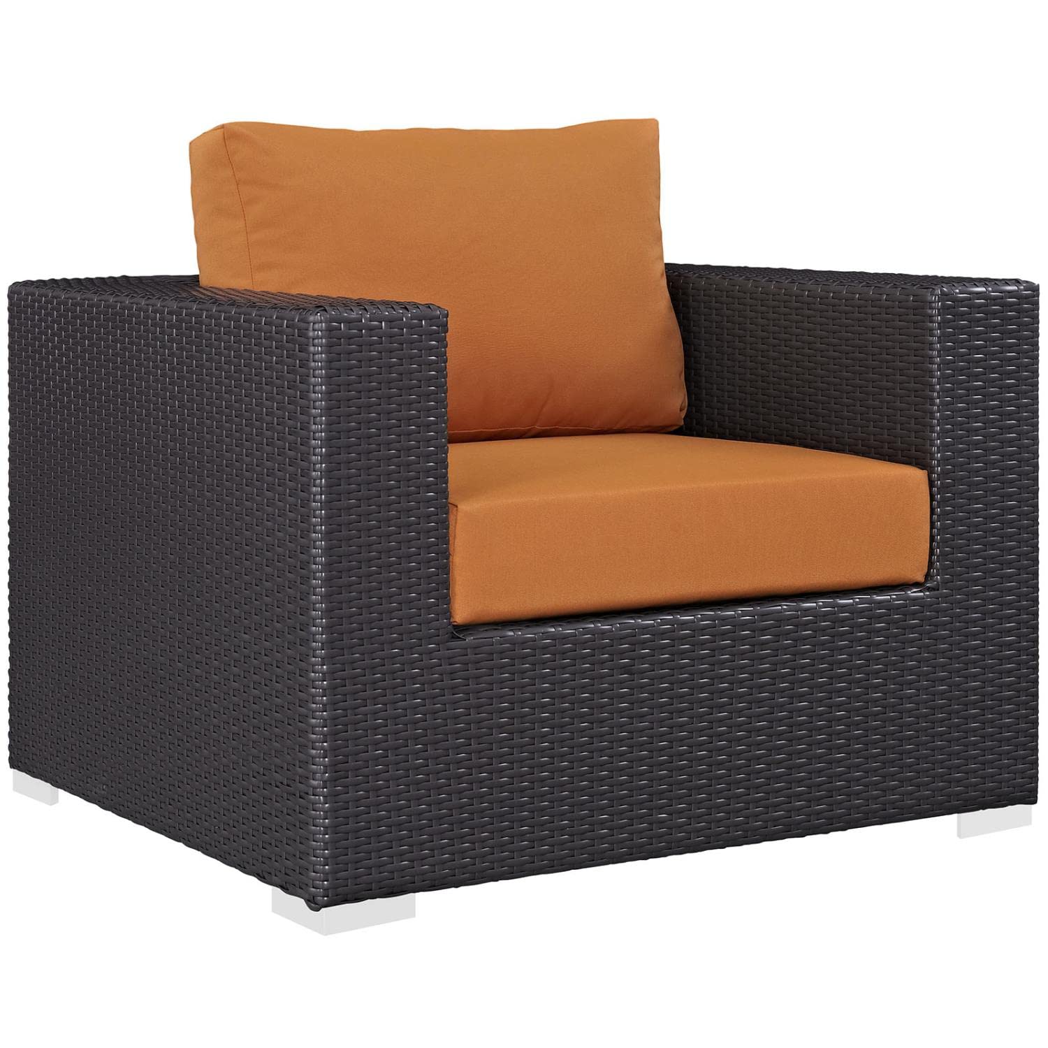 kitchen and dining room sets | CasaFoyer Convene Outdoor Sectional Set | Synthetic Rattan | Aluminum Frame | All-Weather Cushions | Patio Sofa, Side Table, Armchairs, Ottomans | casafoyer.myshopify.com