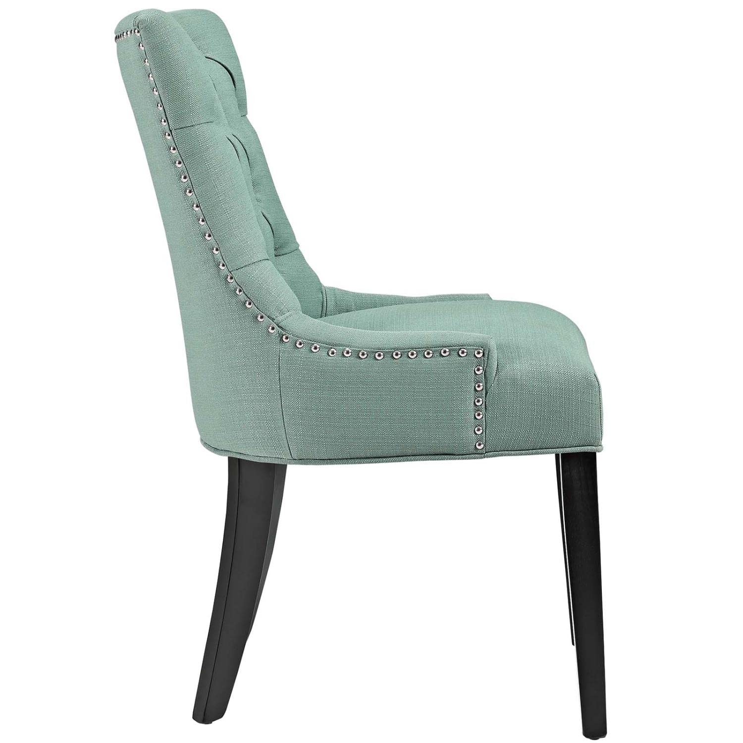 home office desk chairs | CasaFoyer Regent Tufted Button Upholstered Fabric Parsons Dining Chair | Elegant & Comfortable | Foam Padding | Non-Marking Foot Caps | Perfect for Dining, Living, or Office | casafoyer.myshopify.com