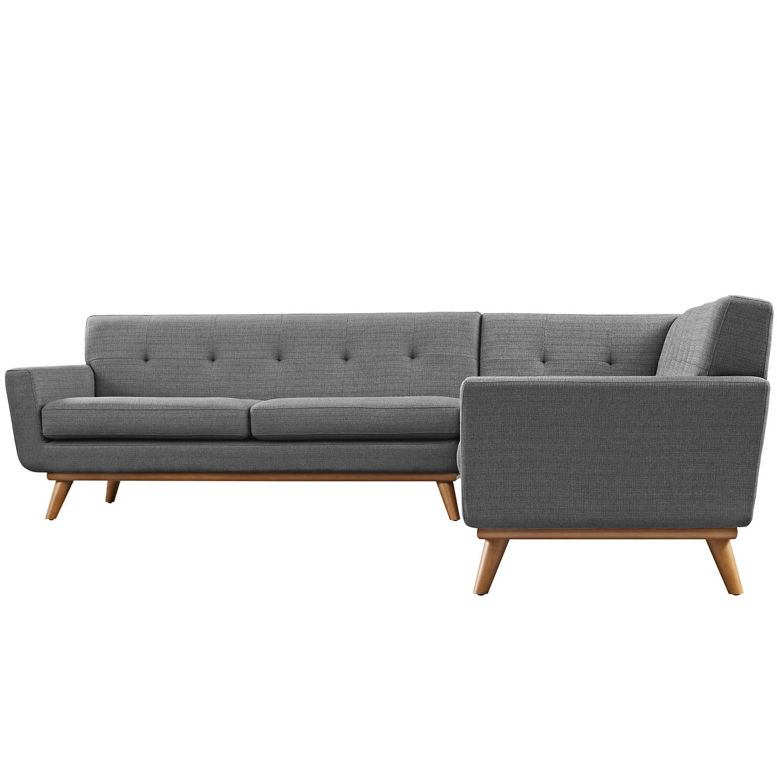sofas | CasaFoyer Engage Living Room Set | Curved Design | Dual Cushions | Stylish Upholstery | Sturdy Rubberwood Legs | Includes Corner Sofa & Loveseats | casafoyer.myshopify.com