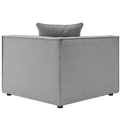 kitchen and dining room sets | CasaFoyer Outdoor Patio Saybrook Upholstered Loveseat | Comfortable & Contemporary | Water & UV Resistant | Durable Construction | French Piping | Gray | casafoyer.myshopify.com