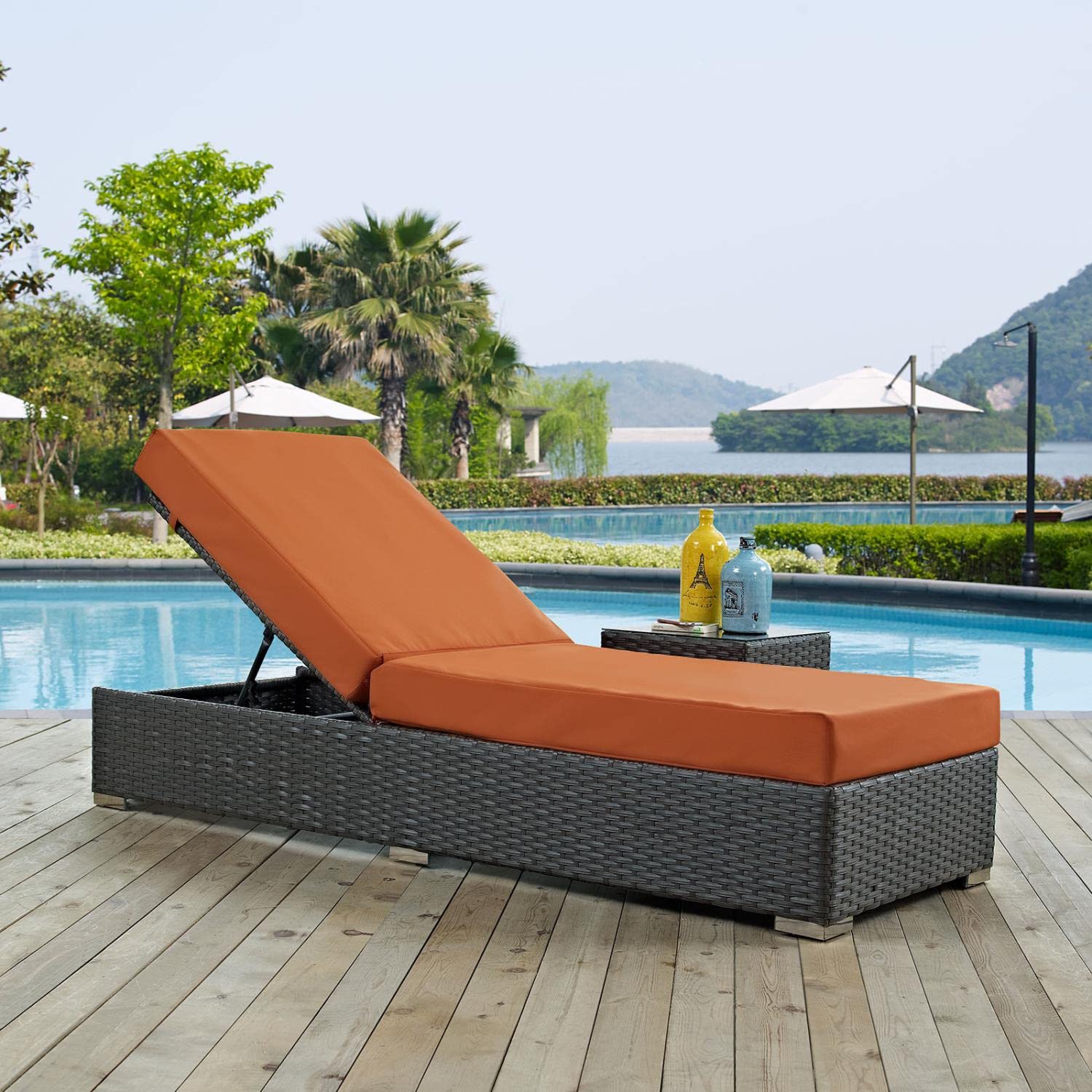 home office desk chairs | CasaFoyer Sojourn Outdoor Patio Chaise Lounge | Sunbrella Fabric | UV Protection | Aluminum Frame | Canvas Tuscan | casafoyer.myshopify.com