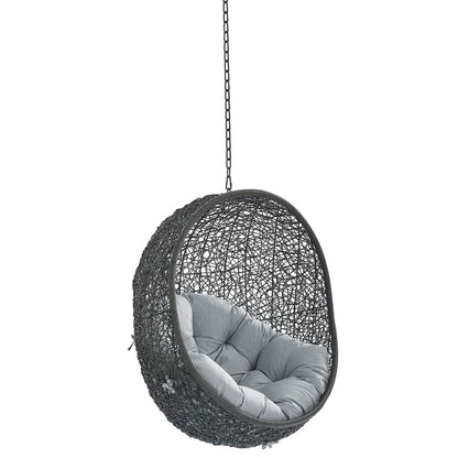 porch swings | Ergode Hide Outdoor Patio Swing Chair | Sunbrella Fabric Cushion | Durable Steel Frame | Perfect for Patio, Backyard, Porch, Poolside | Indoor/Outdoor Use | Gray | casafoyer.myshopify.com