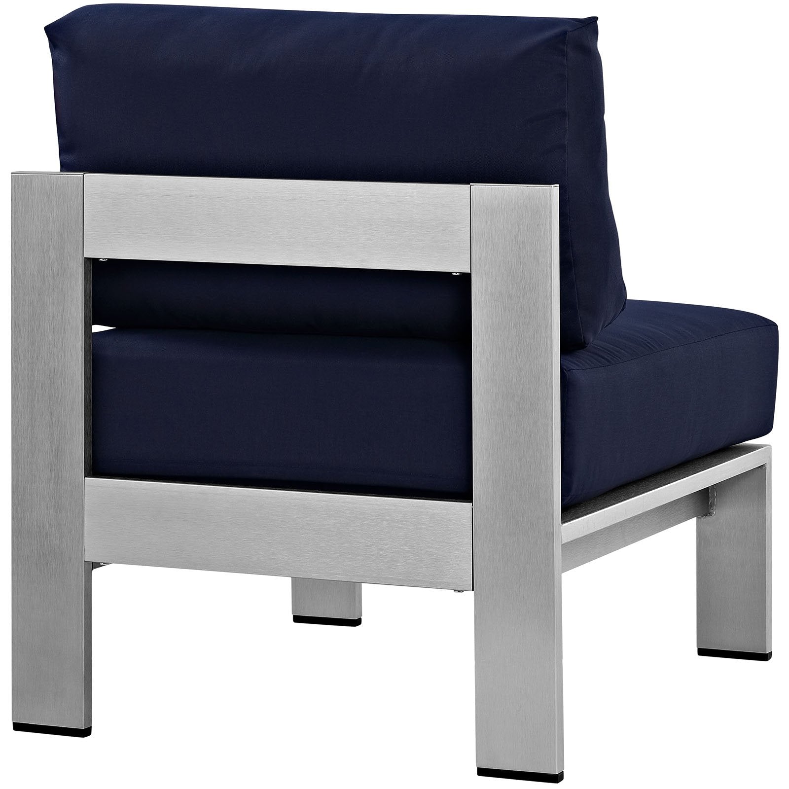 patio bistro sets | CasaFoyer Shore Outdoor Patio Armless Chair | Durable Aluminum Frame | Weather-Resistant Fabric | Stylish & Reliable | Set of 1 | casafoyer.myshopify.com