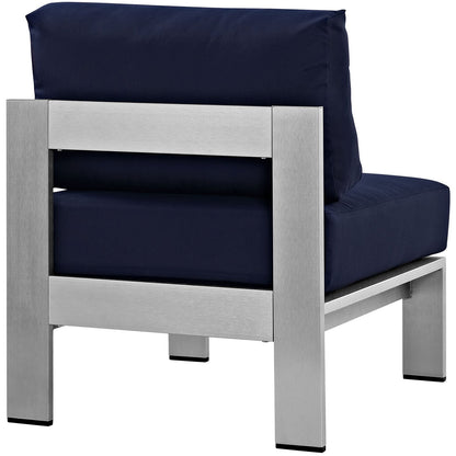 patio bistro sets | CasaFoyer Shore Outdoor Patio Armless Chair | Durable Aluminum Frame | Weather-Resistant Fabric | Stylish & Reliable | Set of 1 | casafoyer.myshopify.com