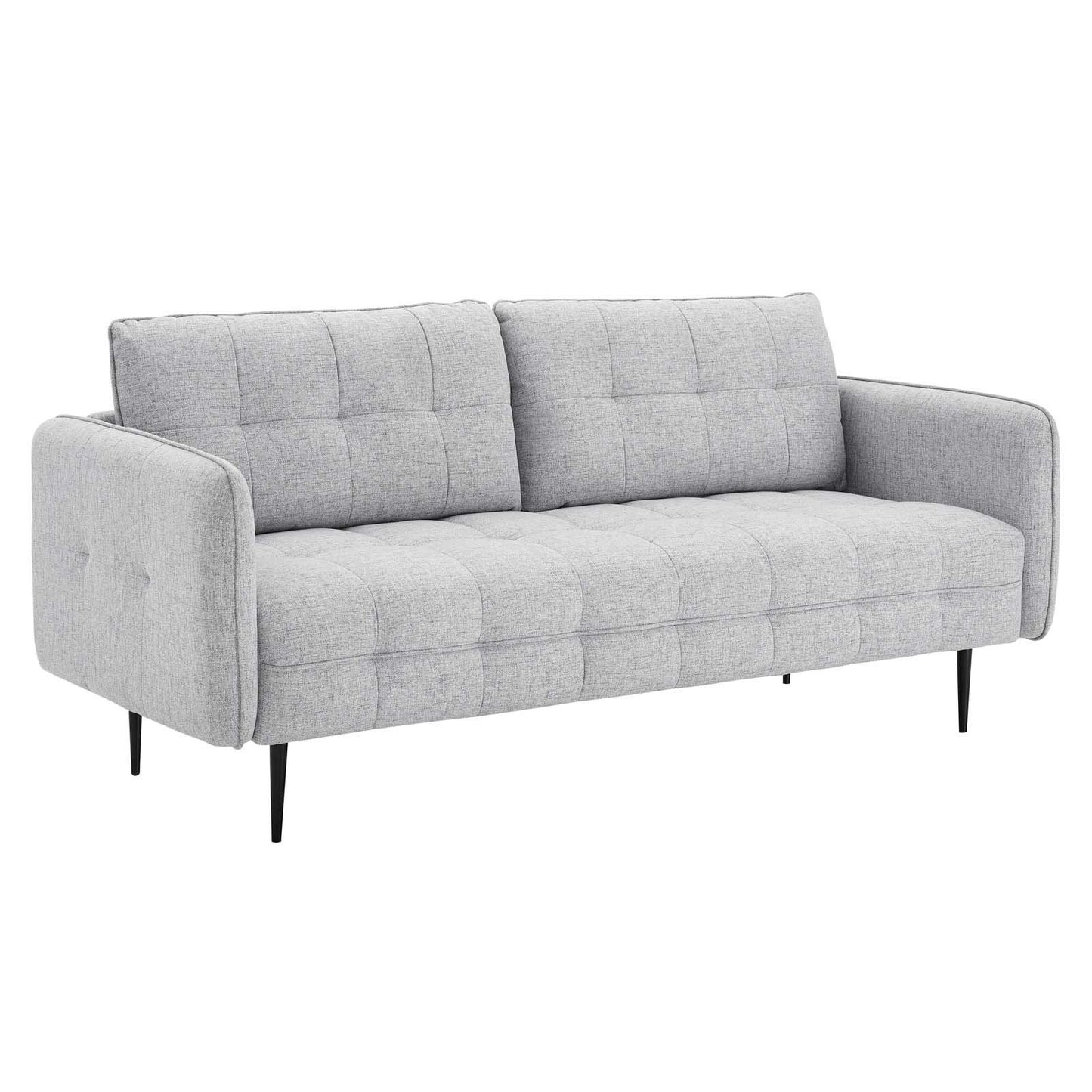 sofas | CasaFoyer Cameron Tufted Fabric Sofa | Contemporary Charm | Mid-Century Design | Sturdy & Stylish | Soft Polyester | Comfortable Seating | Easy Delivery | casafoyer.myshopify.com