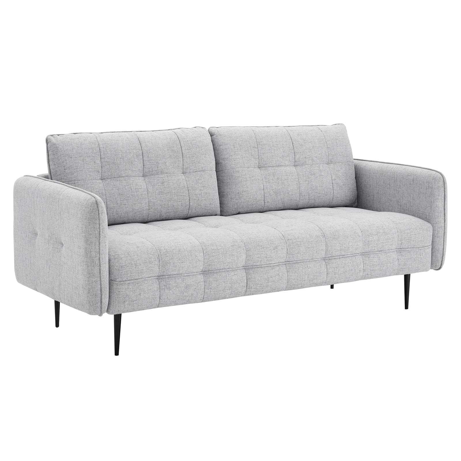 sofas | CasaFoyer Cameron Tufted Fabric Sofa | Contemporary Charm | Mid-Century Design | Sturdy & Stylish | Soft Polyester | Comfortable Seating | Easy Delivery | casafoyer.myshopify.com