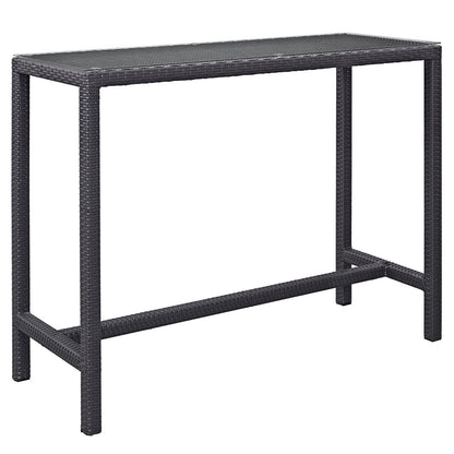 bar tables | Ergode Convene Outdoor Sectional Series | Patio Bar Table: Durable Rattan Weave | Aluminum Frame | Stylish & Spacious | Elevate Your Outdoor Bar Area | casafoyer.myshopify.com