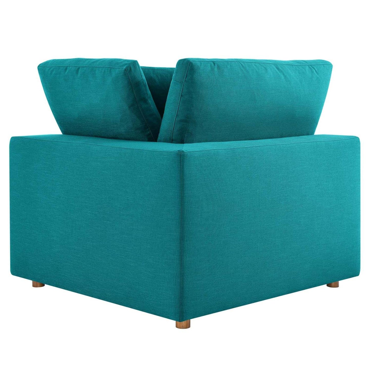 sofas | CasaFoyer Commix | Cozy 5-Piece Sectional Sofa Set | Teal | Plush Comfort | Modern Elegance | Polyester & Linen Upholstery | Solid Wood Construction | Down Filled Cushions | 331 lbs Weight Capacity | casafoyer.myshopify.com