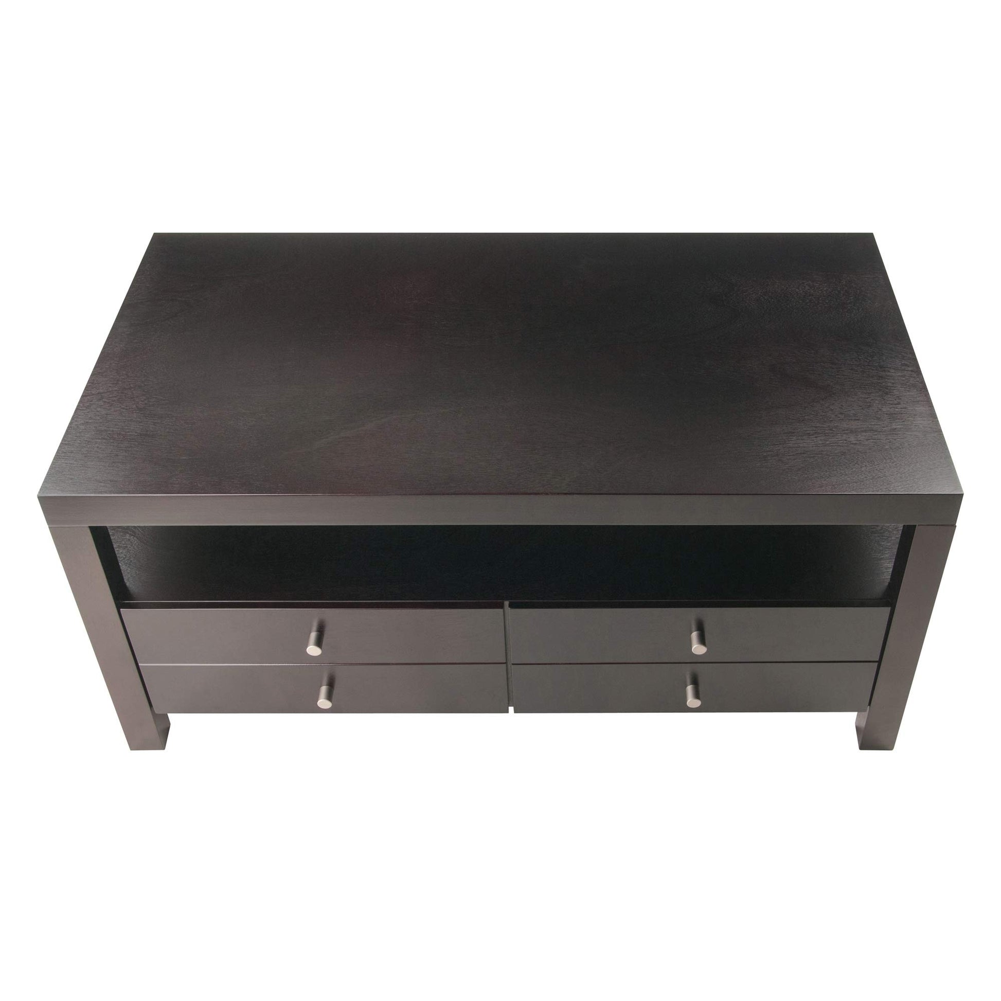 TABLE | Ergode Copenhagen Coffee Table | Ample Storage | Scandinavian Design | Solid Wood | Espresso Finish | Assembly Required | 40W x 23D x 18.25H | casafoyer.myshopify.com