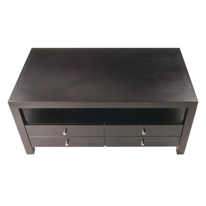 TABLE | Ergode Copenhagen Coffee Table | Ample Storage | Scandinavian Design | Solid Wood | Espresso Finish | Assembly Required | 40W x 23D x 18.25H | casafoyer.myshopify.com
