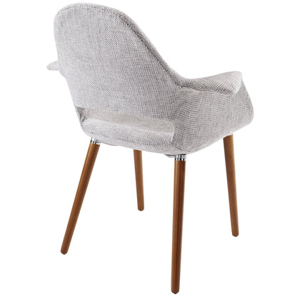 home office desk chairs | CasaFoyer Aegis Accent Chair Set of 4 | Ultimate Relaxation | Plush Cushions | Diagonal Design | Wooden Legs | Taupe Color | casafoyer.myshopify.com