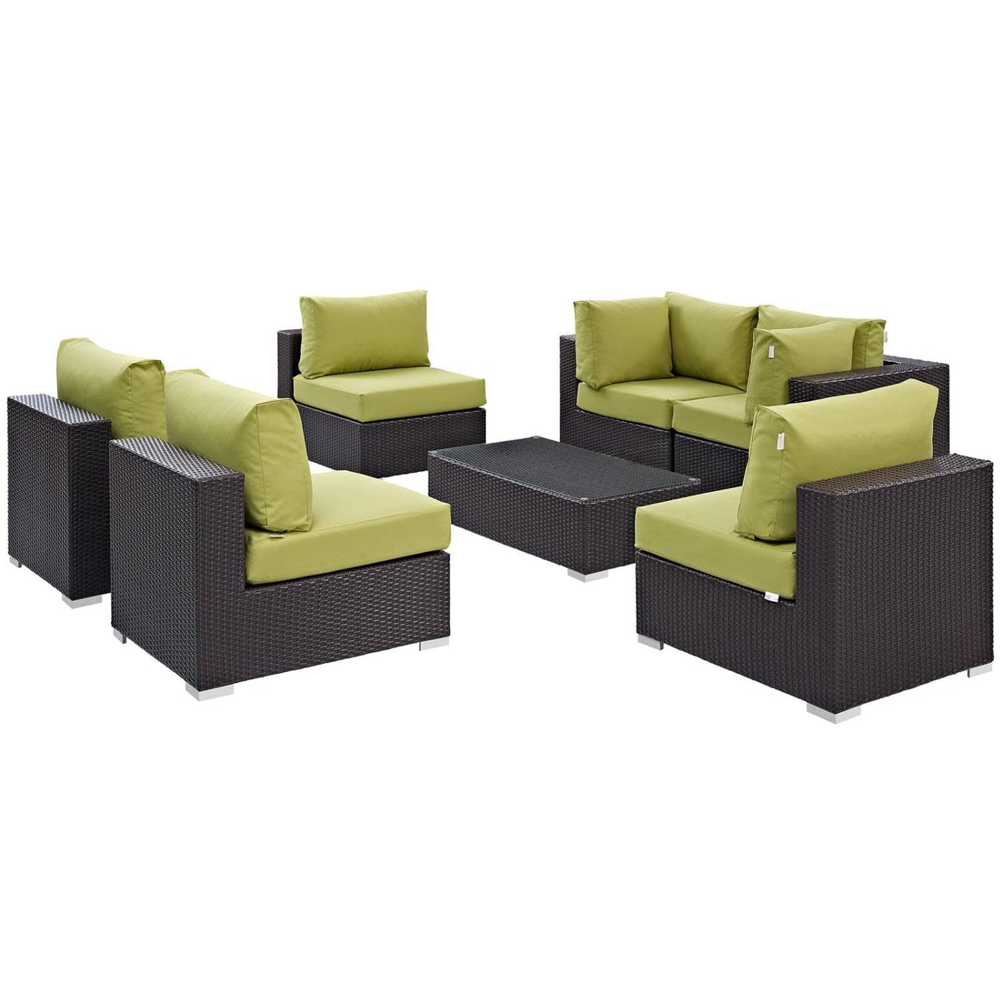 kitchen and dining room sets | CasaFoyer Convene Outdoor Sectional Set | Durable Rattan Weave | Weather-Resistant Cushions | 10 Piece Patio Furniture | casafoyer.myshopify.com