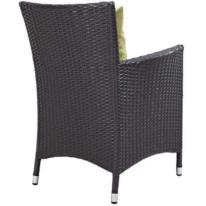 kitchen and dining room sets | CasaFoyer Convene Outdoor Sectional Series | Durable Rattan Weave | Weather-Resistant Cushions | 5 Piece Patio Dining Set with Glass Top | casafoyer.myshopify.com