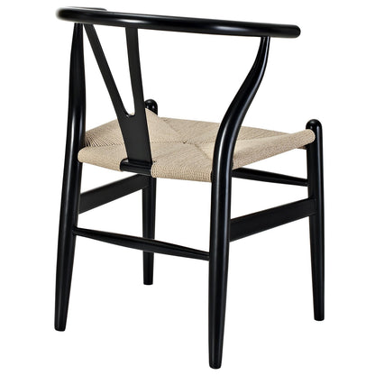 Sofa & chair Sets | Amish Dining Chair Set of 2 | Timeless Craftsmanship | Beechwood Back | Transitional Style | Eco-Friendly Paper Rope Seat | casafoyer.myshopify.com