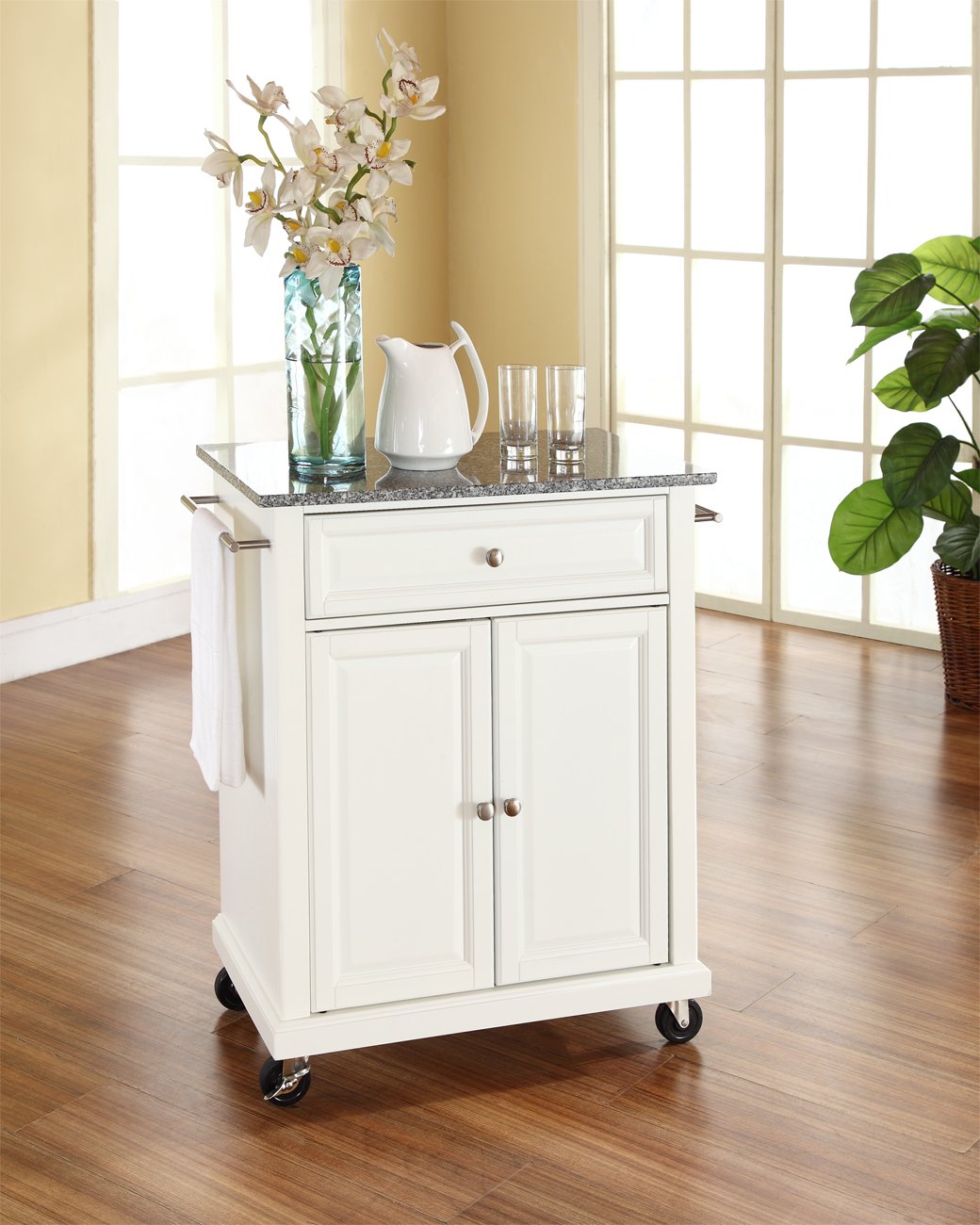 Kitchen Storage | Sturdy Solid Hardwood Kitchen Island | Elegant Raised Panel Doors | Ample Storage Space | Durable & Stylish Addition to Any Home | casafoyer.myshopify.com