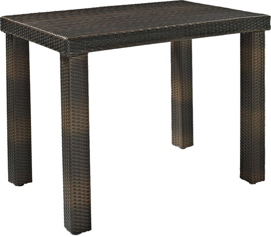 Dining Table | Palm Harbor Dining Table | All-Weather Wicker | Sturdy Steel Frame | Option to Buy Separately or as Set with Stools | casafoyer.myshopify.com