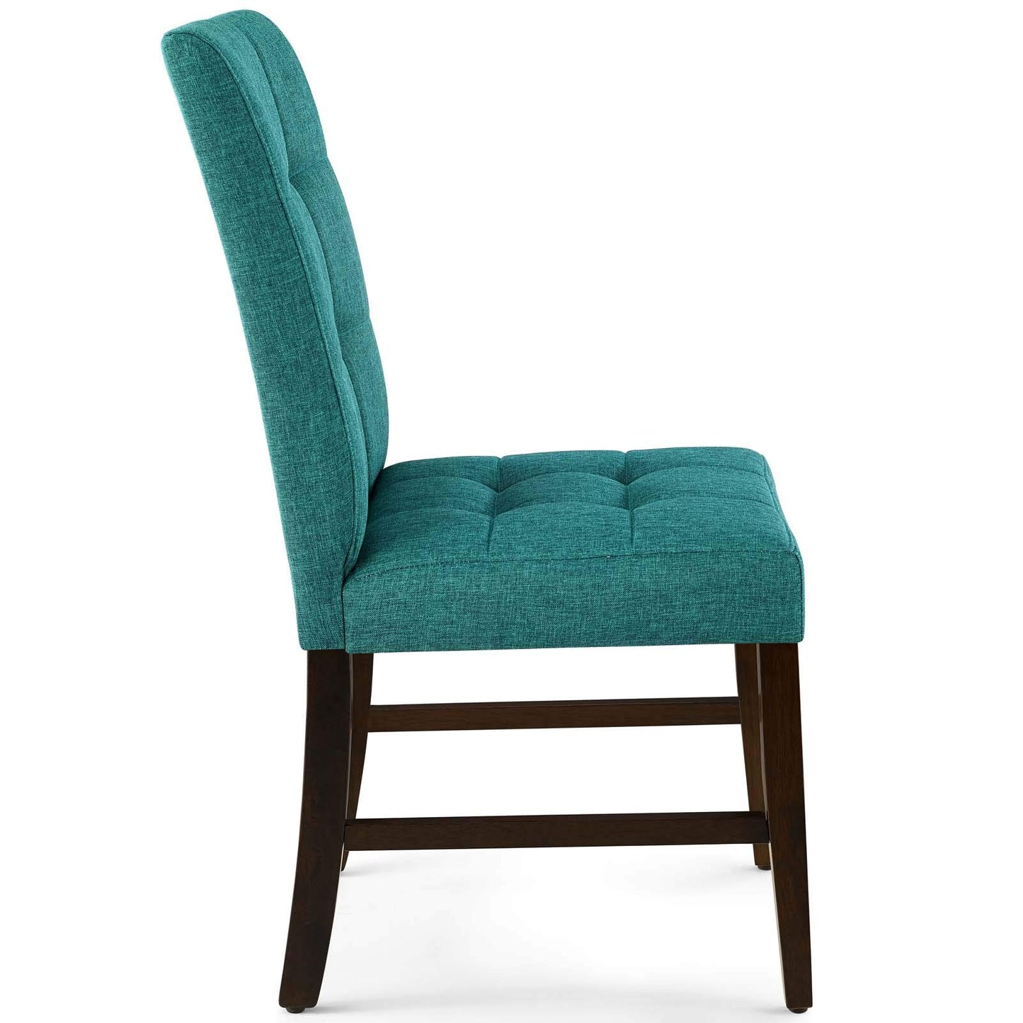 home office desk chairs | CasaFoyer Promulgate Parsons Dining Side Chair Set of 2 | Biscuit Tufted Design | Foam Seat | Solid Wood Frame | Contemporary | Teal | casafoyer.myshopify.com