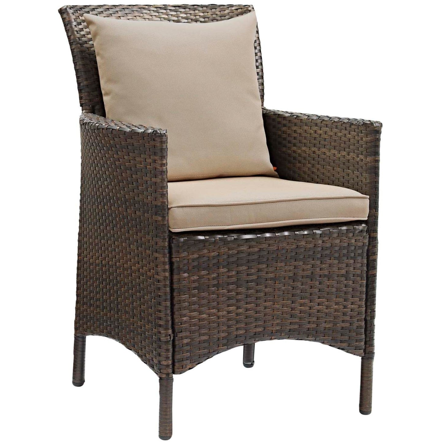 kitchen and dining room sets | CasaFoyer Conduit 7 Piece Outdoor Patio Dining Set | Transitional Style | Durable Aluminum Frame | UV-Resistant Wicker Rattan | Comfortable Cushions | Tempered Glass Tabletop | casafoyer.myshopify.com