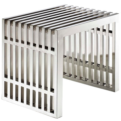 childrens table and chair sets | CasaFoyer Gridiron Stainless Steel Bench Set | Contemporary Design | Transformative & Vibrant | Large & Small Benches | Perfect for Any Space | casafoyer.myshopify.com