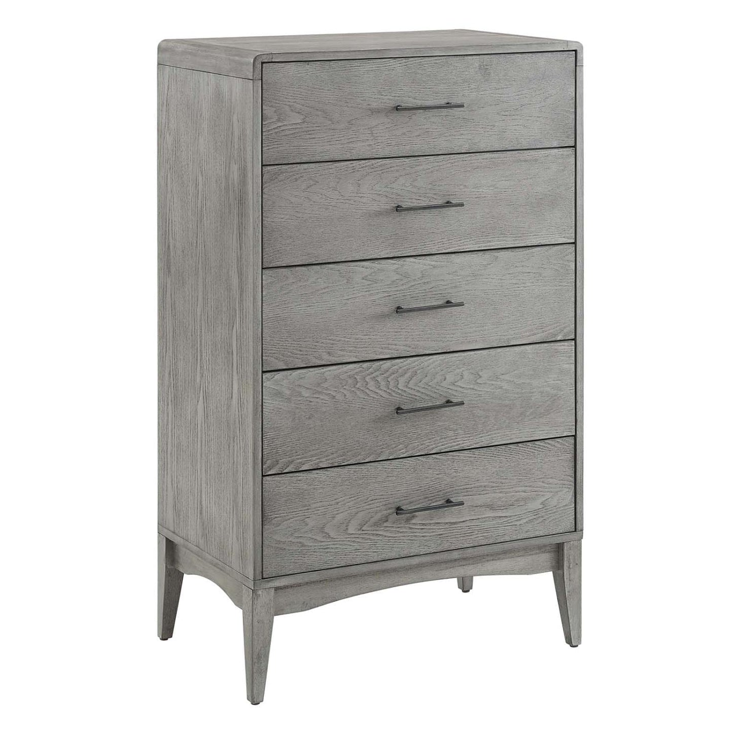 DRESSER | CasaFoyer Georgia Wood 5-Drawer Chest | Rustic Farmhouse Style | Solid Rubberwood | Ample Storage | Easy-Glide Drawers | Assembly Required | casafoyer.myshopify.com