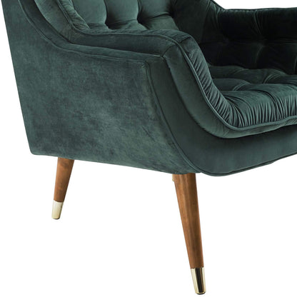 home office desk chairs | CasaFoyer Suggest Performance Velvet Lounge Chair | Stain-Resistant | Button-Tufted | Plush Cushion | Gold Metal Legs | Ideal for Living Room, Bedroom, Reading Nook | 331 lbs Weight Capacity | casafoyer.myshopify.com