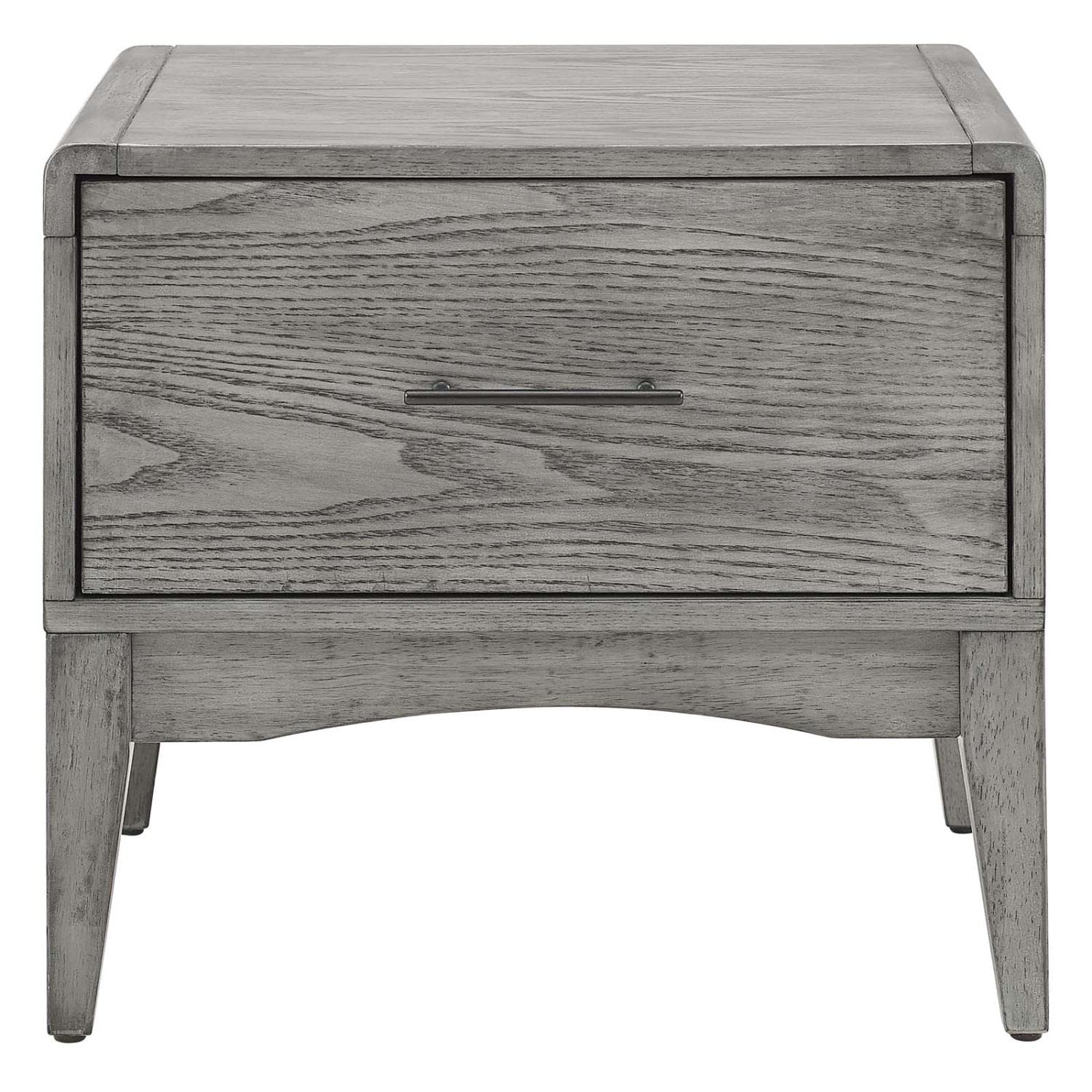 TABLE | CasaFoyer Georgia Wood Nightstand | Rustic Charm meets Modern Farmhouse Style | Solid Rubberwood with Wood Grain Veneer | Ample Storage & Streamlined Design | Assembly Required | Perfect for Bedroom Decor | casafoyer.myshopify.com