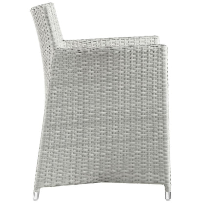 kitchen and dining room sets | CasaFoyer Junction Outdoor Patio Dining Furniture Set | Durable Rattan Weave | Weather-Resistant Cushions | Fully Assembled | 4 Armchairs | 1 Dining Table | casafoyer.myshopify.com