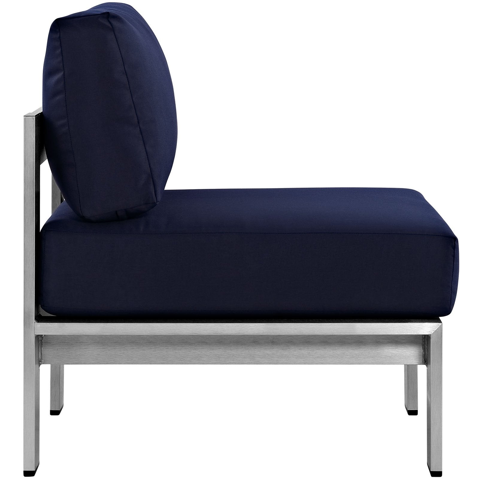 patio bistro sets | CasaFoyer Shore Outdoor Patio Armless Chair | Durable Aluminum Frame | Weather-Resistant Fabric | Stylish & Reliable | Set of 1 | casafoyer.myshopify.com