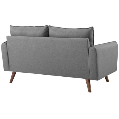 sofas | CasaFoyer Revive Loveseat | Vibrant & Inviting Living Space Upgrade | Comfortable & Stylish Design | Bolster Pillows | Soft Fabric Upholstery | Splayed Wood Legs | Convenient Delivery | Lounge in Style | casafoyer.myshopify.com
