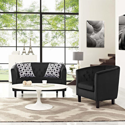 kitchen and dining room sets | CasaFoyer Prospect Button Tufted Performance Velvet Sofa Furniture Set | Luxury & Elegance | Chesterfield Design | Plush Foam Padding | Stain-Resistant Upholstery | Solid Wood Frame | Espresso Legs | Non-Marking Foot Caps | Includes Armchair & Loveseat | casafoyer.myshopify.com
