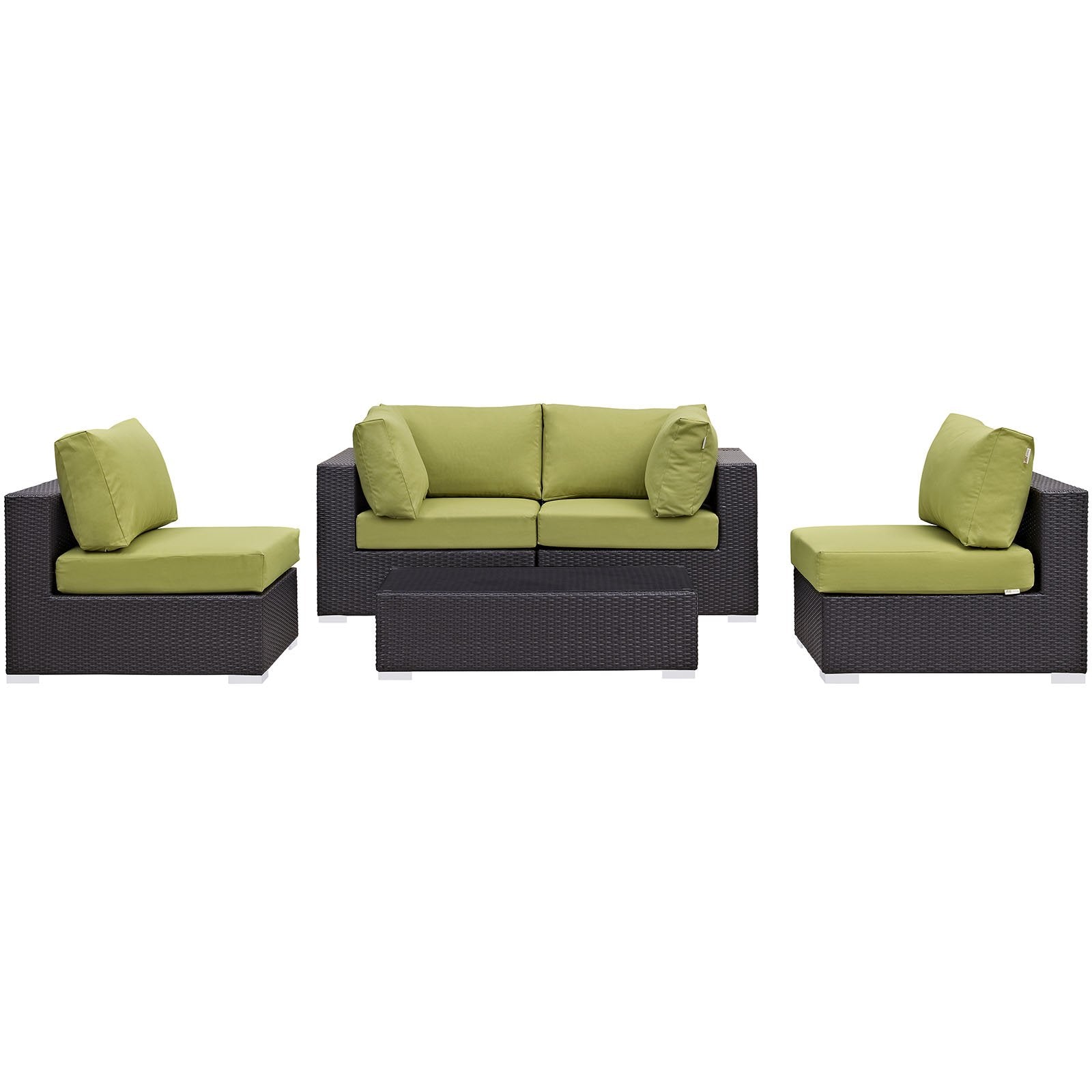 kitchen and dining room sets | CasaFoyer Convene Outdoor Sectional Set | Durable Rattan Weave | Weather-Resistant Cushions | Versatile & Stylish | Includes Coffee Table, Armless & Corner Chairs | casafoyer.myshopify.com