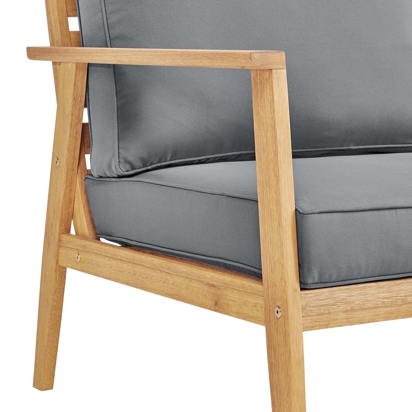kitchen and dining room sets | CasaFoyer Syracuse Outdoor Patio Eucalyptus Wood 4 Piece Furniture Set | Modern Design | FSC Certified | Includes Armchairs, Loveseat, Coffee Table | casafoyer.myshopify.com