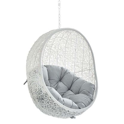porch swings | Ergode Hide Outdoor Patio Swing Chair | Sunbrella Cushion | Weather Resistant | Steel Frame | Adjustable Chain | Ideal for Patio, Backyard, Porch, Poolside | Indoor/Outdoor Lounge Furniture | casafoyer.myshopify.com