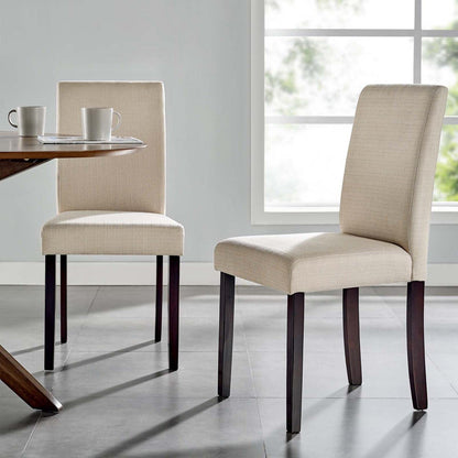 home office desk chairs | CasaFoyer Prosper Modern Fabric Upholstered Parsons Dining Chair Set | Elegant & Comfortable Seating | Dining, Kitchen, Living Room | Sturdy Frame, Soft Upholstery | Contemporary Homes | Set of 2 | casafoyer.myshopify.com