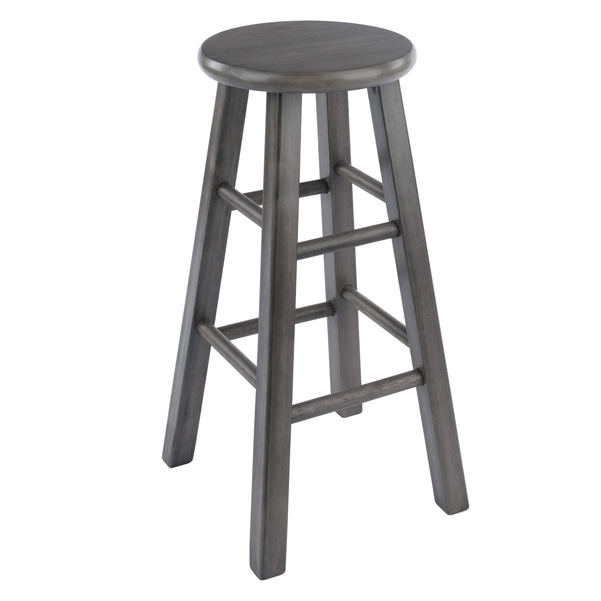 STOOL_SEATING | CasaFoyer  Wood Ivy Counter Stool | Farmhouse Charm | Weathered Finish | Solid Wood | Stable & Comfortable | Fully Assembled | 12 Seat | 220lbs Capacity | casafoyer.myshopify.com