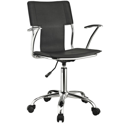home office desk chairs | CasaFoyer Propel Office Chair | Sleek Design for Enhanced Productivity | Padded Armrests | Chrome-Plated Steel Frame | Customizable Back Angle | Black | casafoyer.myshopify.com