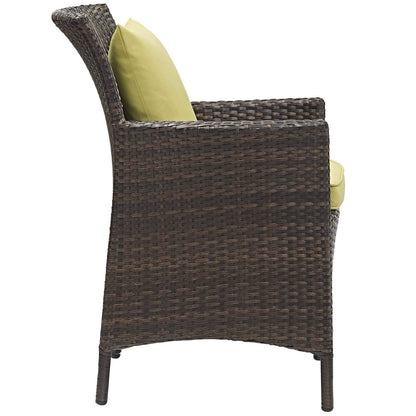 kitchen and dining room sets | CasaFoyer Conduit Outdoor Patio Dining Collection | Aluminum Frame | UV-Resistant Wicker Rattan | Weatherproof | 5-Piece Set | casafoyer.myshopify.com