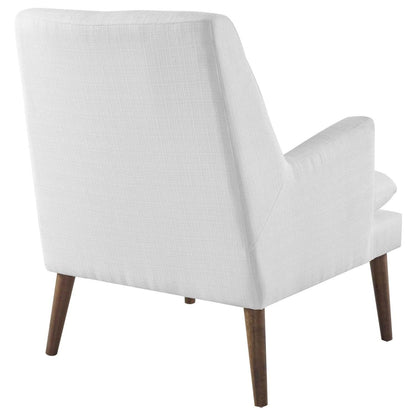 home office desk chairs | CasaFoyer Leisure Lounge Chair | Mid-Century Modern | High-Density Foam Seat | Button Tufted Back | Walnut-Stained Wood Legs | Soft Polyester Upholstery | Supports up to 331 lbs | casafoyer.myshopify.com