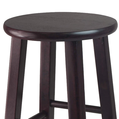 barstools | CasaFoyer Sophisticated Espresso Bar Stools - Set of 2 | Solid Wood | 13 Seat Diameter | 29.1H | Stylish Square Legs | 220lbs Weight Capacity | casafoyer.myshopify.com