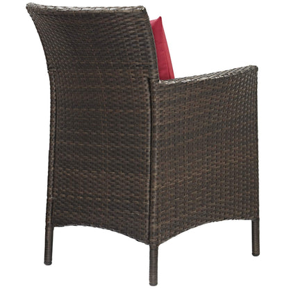 kitchen and dining room sets | CasaFoyer Conduit Outdoor Patio Dining Collection | Transitional Style | UV-Resistant Wicker Rattan | Weatherproof | Comfortable Cushions | 5 Piece Set | casafoyer.myshopify.com