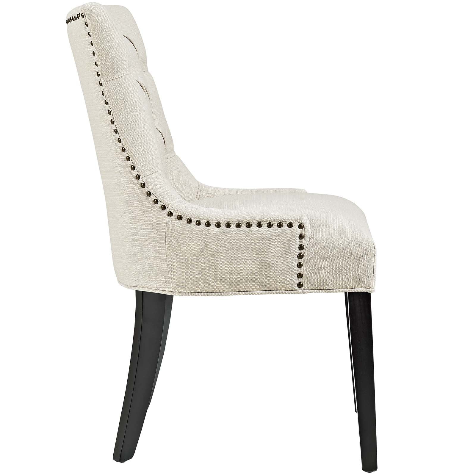 home office desk chairs | CasaFoyer Regent Tufted Button Upholstered Fabric Parsons Dining Chair | Elegant & Comfortable | Beige | Dining, Living Rooms, Offices | casafoyer.myshopify.com
