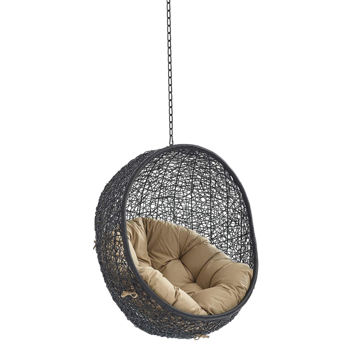 porch swings | Ergode Encase Outdoor Patio Swing Chair | Tranquil Island Getaway | Synthetic Rattan | All-Weather Cushion | Steel Frame | Adjustable Chain | Weather & UV Resistant | casafoyer.myshopify.com
