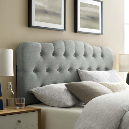 headboards | CasaFoyer  Annabel Button Tufted Linen Fabric Upholstered Queen Headboard | Tranquil Haven | Soft Tones | Sophisticated Design | Durable Build | Graceful Contours | Enhance Bedroom Ambiance | casafoyer.myshopify.com